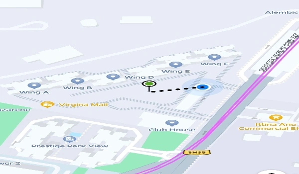 Featured Image of Mahindra Blossom Distance